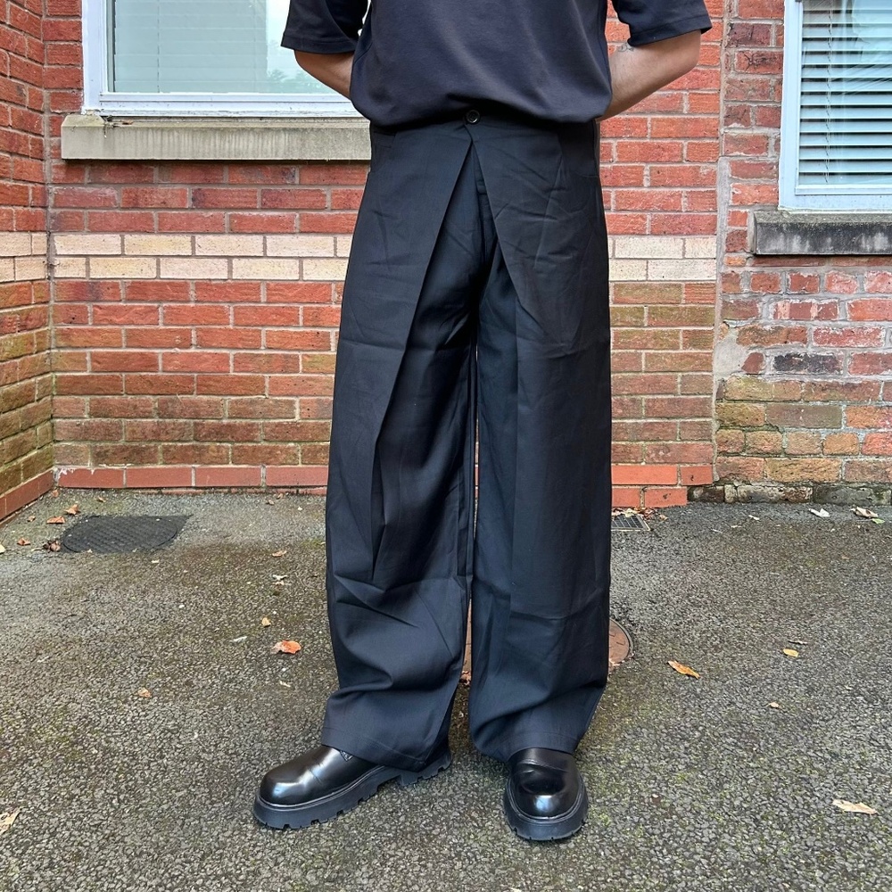 Japanese style wide leg pants